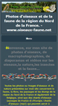 Mobile Screenshot of oiseaux-faune.net